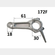 Шатун 172F для генератора ECO PE-7000RSI (13010-17201-00)