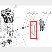 Ремень для газонокосилки ECO SCG-400 (636007)