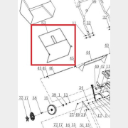 Рамка крепления Травосборника для газонокосилки ECO SCG-400 (634005)