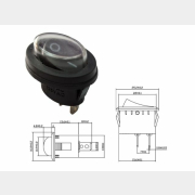 Выключатель клавишный ON-OFF для генератора ECO PE-3000RSI (PE-3000RSI-1020)