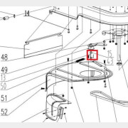 Скоба пружины натяжителя для газонокосилки ECO LG-820 (624027)