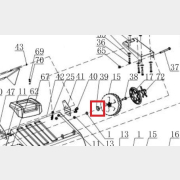 Втулка колеса для газонокосилки ECO SCG-400 (636003)