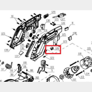 Выключатель лазера для пилы торцовочной BULL CM2502 (HZ91551-126)