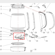 Контроллер для электрочайника NORMANN AKL-242 (KEGS5802-12)