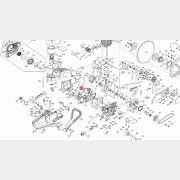 Крышка амортизатора длинного для бензореза BIM GC 3540 (YD6200-27213)