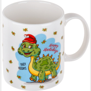 Кружка керамическая PERFECTO LINEA Christmas Dragon-1 360 мл (30-063301)