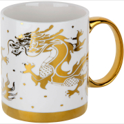 Кружка керамическая PERFECTO LINEA Golden Dragon-3 360 мл (30-063503)