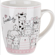 Кружка керамическая PERFECTO LINEA Animal Friends-2 360 мл (30-063442)