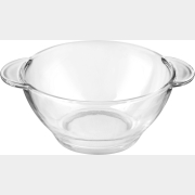 Салатник стеклянный с ручками PERFECTO LINEA Clear 450 мл (22-450200)