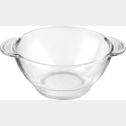 Салатник стеклянный с ручками PERFECTO LINEA Clear 450 мл (22-450200)