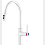 Смеситель для кухни A-FIVE Lotus белый (А5-0725)