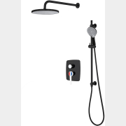 Душевая стойка A-FIVE серия Rose черный + белый (А5-0856)