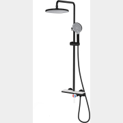 Душевая стойка A-FIVE серия Rose черный + белый (А5-0840)