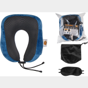 Подушка с эффектом памяти ARIZONE с аксессуарами синяя (28-200003)