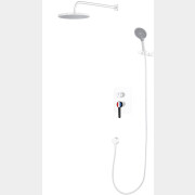 Душевая стойка A-FIVE серия Rose белый + черный (А5-0957)