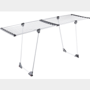 Сушилка для белья напольная телескопическая PERFECTO LINEA Ruby черно-белая (46-000171)