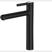 Смеситель для умывальника A-FIVE Lotus черный (А5-0620)