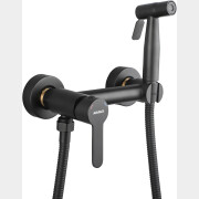 Смеситель для псевдобиде с гигиеническим душем AVAPAX серия Elbe черный (AP01233B)