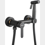 Гигиенический душ (смеситель для псевдобиде) AVAPAX серия Elbe черный (AP01233B)