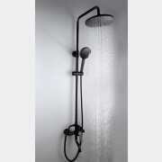 Душевая стойка AVAPAX серия Elbe черный (AP01252B)