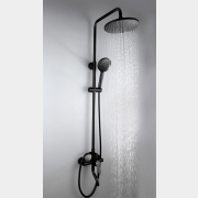 Душевая стойка AVAPAX серия Elbe черный (AP01252B)