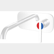 Смеситель для ванны A-FIVE Lotus белый (А5-0744)