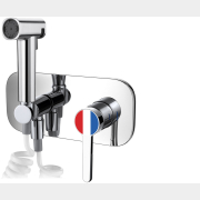 Смеситель скрытого монтажа для псевдобиде A-FIVE Lotus хром (А5-0543)