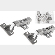 Петля мебельная с доводчиком STARFIX кухонная 95 полунакладная 2 штуки (SMF-95521-2)