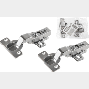 Петля мебельная с доводчиком STARFIX кухонная 95 полунакладная 2 штуки (SMF-95521-2)