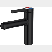 Смеситель для умывальника A-FIVE Lotus черный (А5-0621)