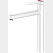 Смеситель для умывальника A-FIVE Lotus белый (А5-0720)