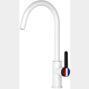 Смеситель для кухни A-FIVE Rose белый + черный (А5-0924)