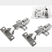 Петля мебельная с доводчиком STARFIX кухонная 105 накладная 2 штуки (SMF-95501-2)