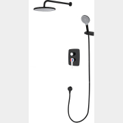 Душевая стойка A-FIVE серия Rose черный + белый (А5-0857)