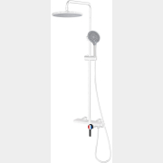 Душевая стойка A-FIVE серия Rose белый + черный (А5-0940)