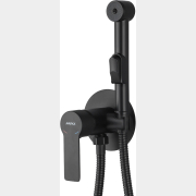 Смеситель скрытого монтажа для псевдобиде с гигиеническим душем AVAPAX серия Rhein черный (AP06138B)