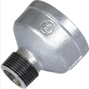 Переход чугунный с внутренней-наружной резьбой 2"х1 1/2" оцинкованный AV ENGINEERING (AVEС470002112)