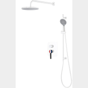 Душевая стойка A-FIVE серия Rose белый + черный (А5-0956)