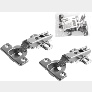 Петля мебельная без доводчика STARFIX кухонная 105 накладная 2 штуки (SMF-8336-2)