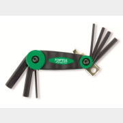 Набор ключей шестигранных 2,5-10 мм 7 предметов длинных TOPTUL (AGFB0703)