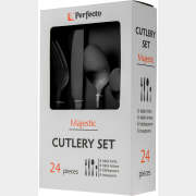 Набор столовых приборов 24 предмета PERFECTO LINEA Majestic (21-250130BLM)