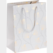 Пакет подарочный с ручками 23х18х10 см PERFECTO LINEA Aurora белый (47-231801)