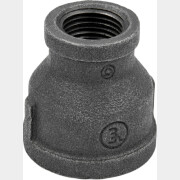 Муфта чугунная редукционная с внутренней резьбой 3/4"х1/2" AV ENGINEERING черная (AVEC461003412)