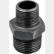 Ниппель чугунный редукционный с наружной резьбой 1"х1/2" AV ENGINEERING черный (AVEC501000112)