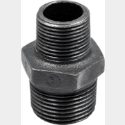 Ниппель чугунный редукционный с наружной резьбой 2"х1 1/2" AV ENGINEERING черный (AVEC501002112)