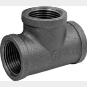 Тройник чугунный с внутренней резьбой 1/2" AV ENGINEERING черный (AVEC421000012)