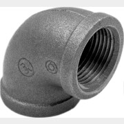 Угольник чугунный с внутренней резьбой 1/2" AV ENGINEERING черный (AVEC401000012)