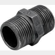 Ниппель чугунный с наружной резьбой 1 1/4" AV ENGINEERING черный (AVEC491000114)