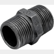 Ниппель чугунный с наружной резьбой 1 1/4" AV ENGINEERING черный (AVEC491000114)