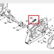 Фильтр масляный для бензопилы ECO CSP-267 (T0008)